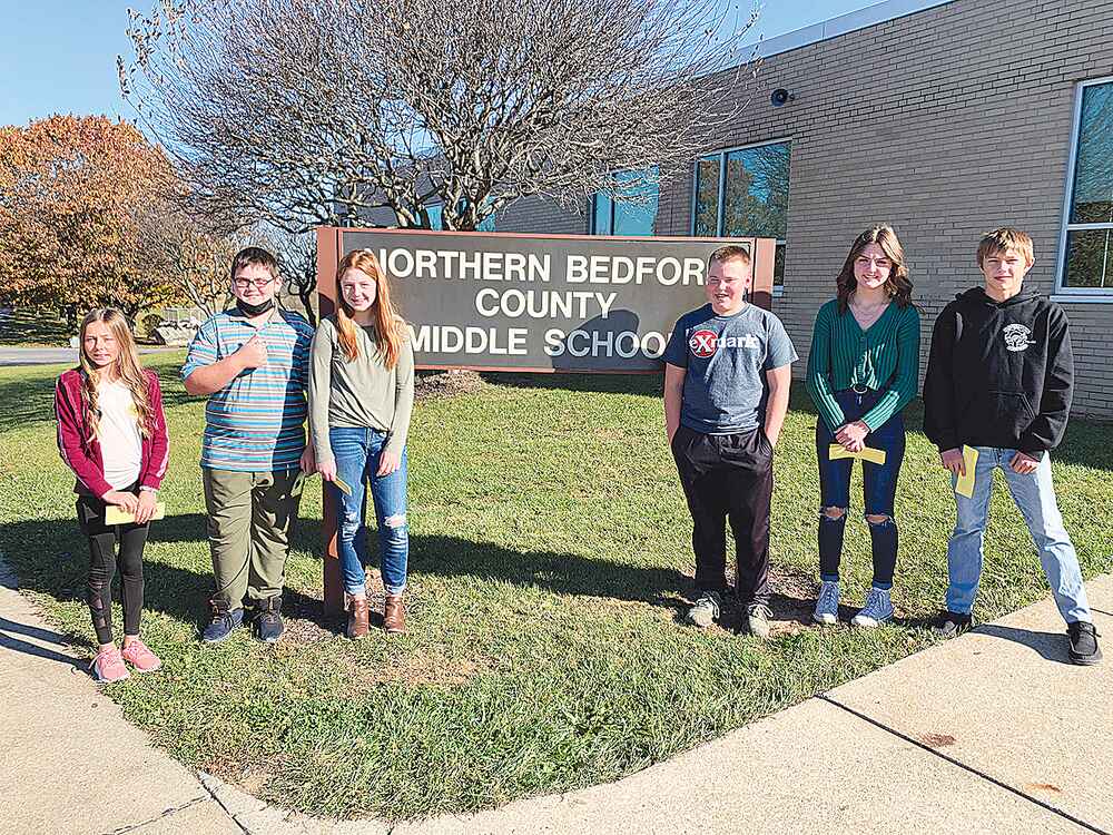 NBMS Names October Students of the Month Morrisons Cove Herald