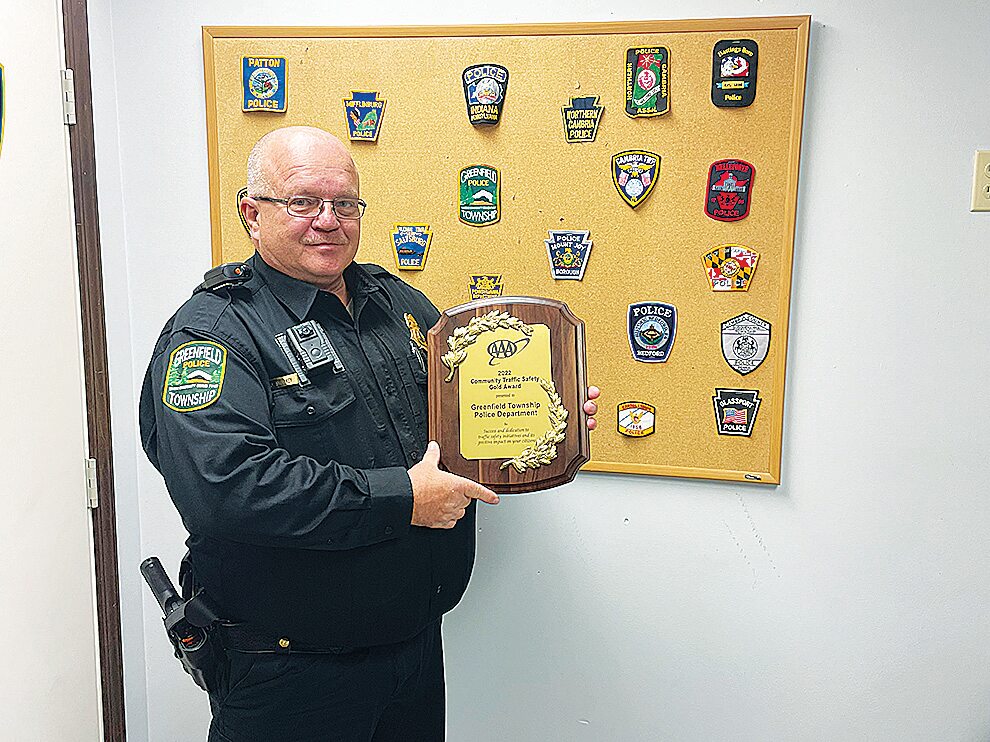 Aaa Recognizes Greenfield Township Police Chief For Traffic Safety 